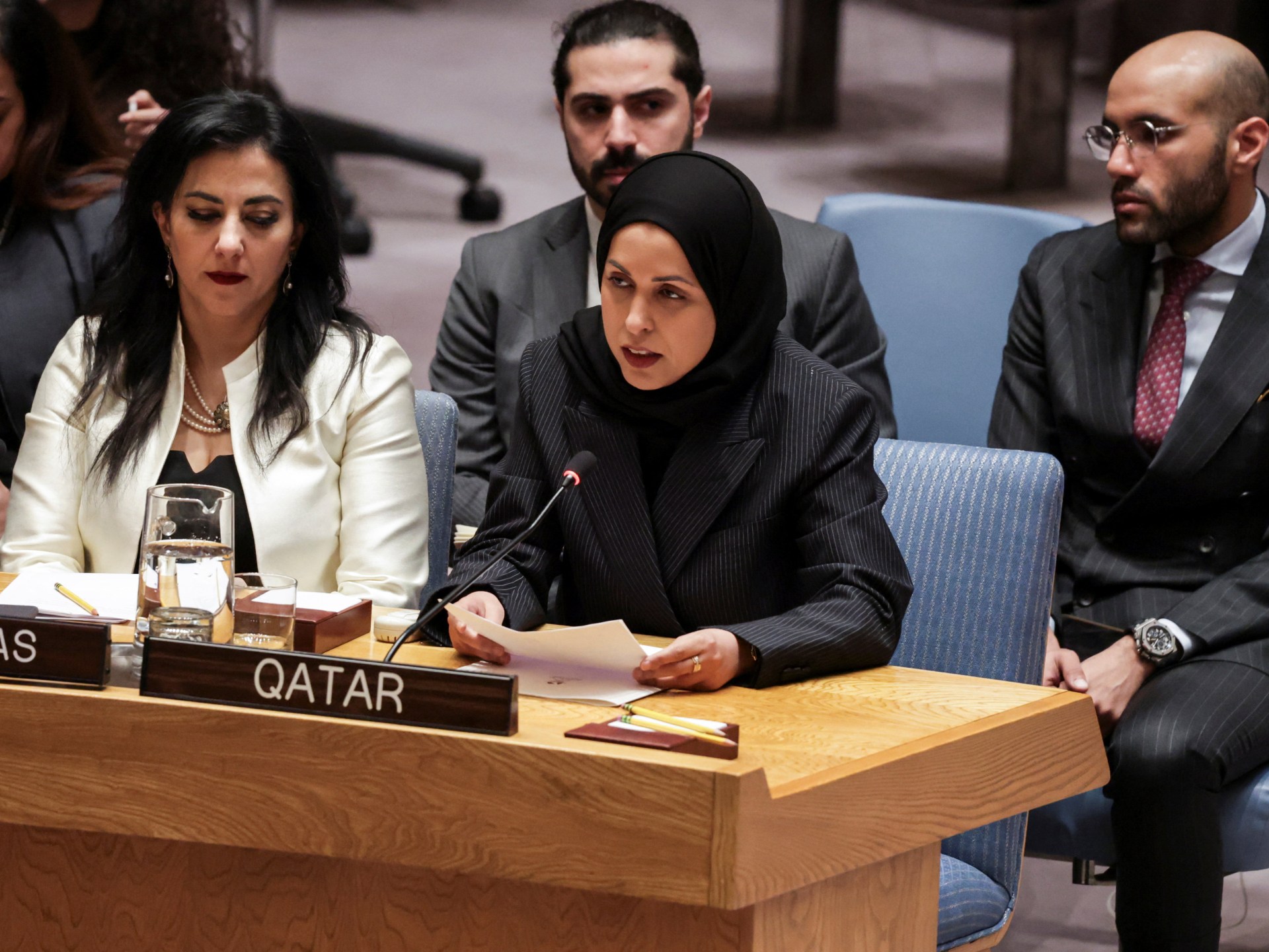 Qatar's envoy to UN condemns Iranian drone, missile strikes across the Gulf as 'clear violation of international law'.